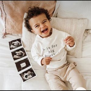Baby announcement big brother sweater